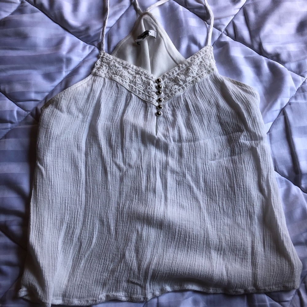 White tank top
